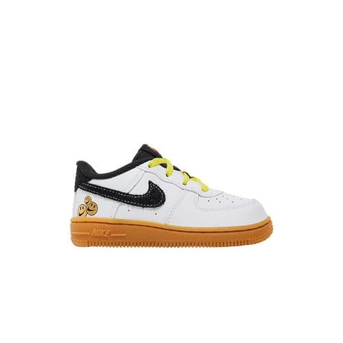 Nike Force 1 LV8 TD Go The Extra Smile Baby Sneakers White Yellow