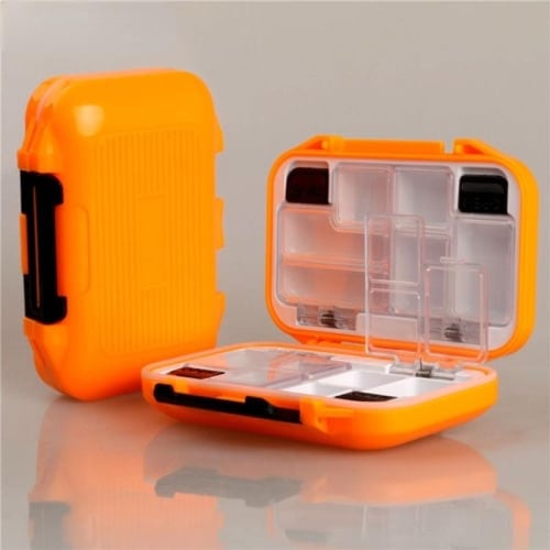 14 Compartments Fishing Tackle Box Waterproof Double Sided Bait