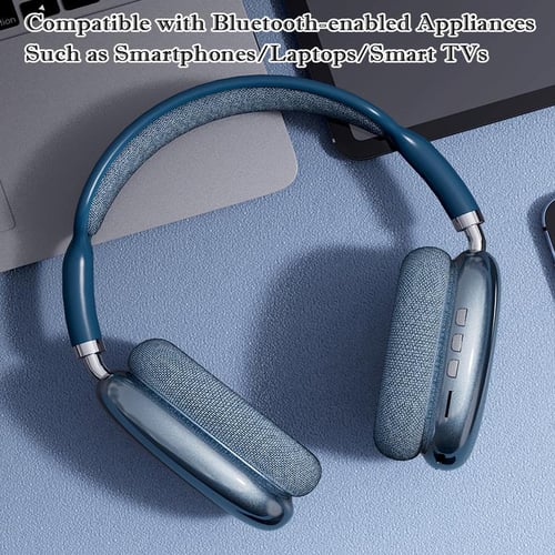 2023 Wireless Bluetooth Headset, 5.0 Sport Noise Reduction Headsets, Stereo  Sound, for Phone PC Gaming Earpiece on Head 
