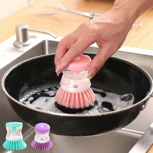 1set Dish Wand Sponge Kitchen with Soap Dispenser- Cleaning Supplies, Dish  Brush with Handle, Scrub Brush with Long Handle, Cleaning Tools, Sink  Cleaner, Dish Sponges