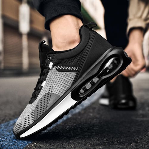 Breathable air store cushion trainers