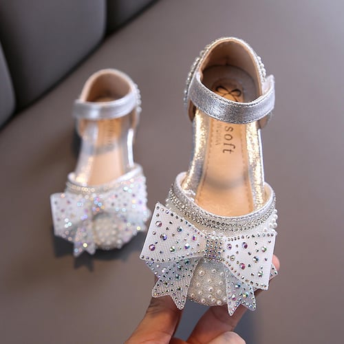 Projector Girls Princess Sandals Toddler Infant Kids Baby Bowknot