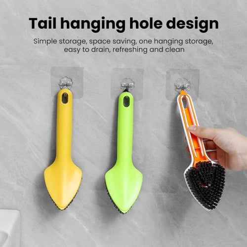 Crevice Cleaning Brush - Hard Bristle Crevice Cleaning Brush Long Handle  Narrow Groove Space Cleaning Tool for Crevice, Household Supplies for Tiny  Window Door Track Groove Space 