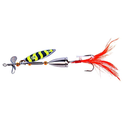 Yediao Spinner baits fishing lures, 9.3g metal spinner bait with