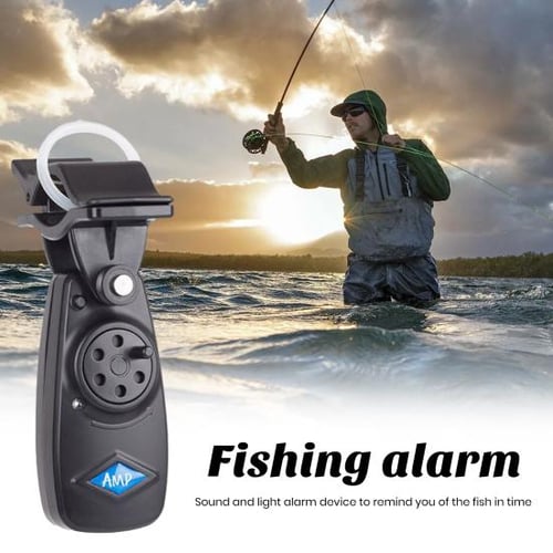 Fishing Bite Alarm with LED Light Loud Sound Sensitive Simple