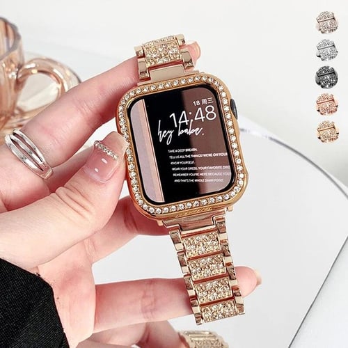 Gold diamond clearance apple watch