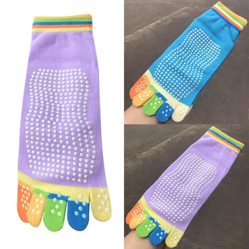 Toeless Non Slip Grip Women Socks Cotton Breathable Yoga Backless Socks  Silicone Non-slip Fitness Gym Ballet Dance Sports Socks - AliExpress