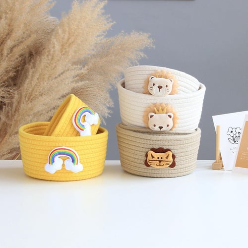 Woven best sale toy box