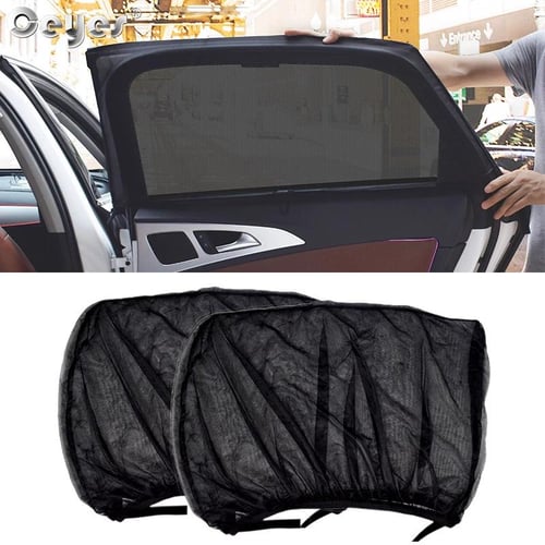 2PCS Car Window Shade for Sun UV Baby Insects Protection Universal