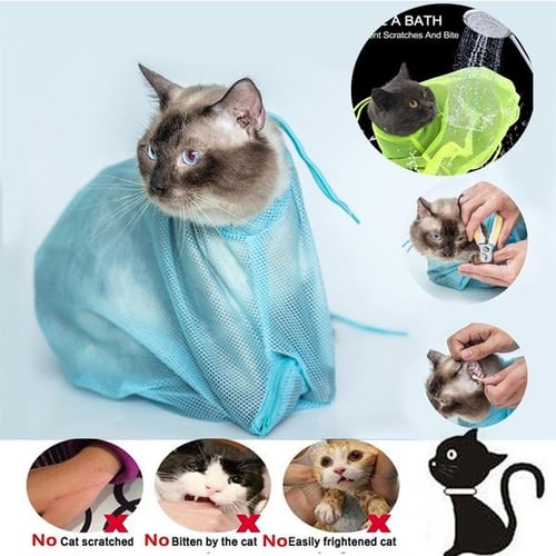 Mesh cat grooming outlet bag