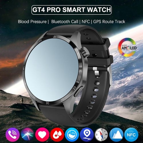For SACOSDING GT4 Smart Watch Men Watch 4 Pro AMOLED HD Screen Bluetooth  Call NFC Health Monitoring Smartwatch 2023 New Watch GT4 - buy For  SACOSDING GT4 Smart Watch Men Watch 4