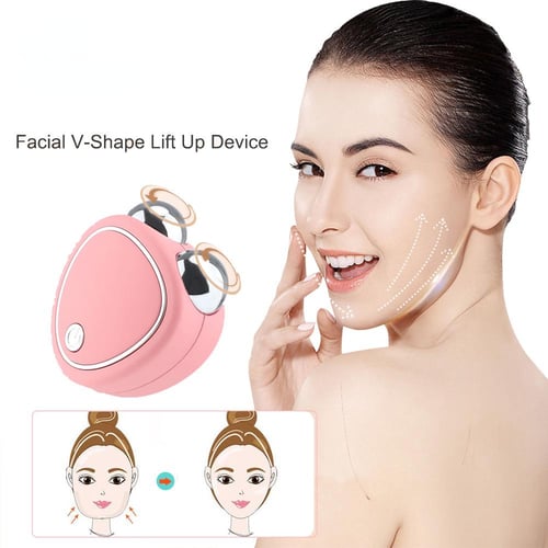 EMS Microcurrent Facial Massager Face Lift Machine Roller Skin