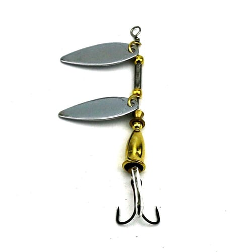 Fishing Spoons Lures Spots Pattern With Treble Hooks Anti-corrosion Metal  Fishing Lure Kit For Trout Bass Pike Salmon