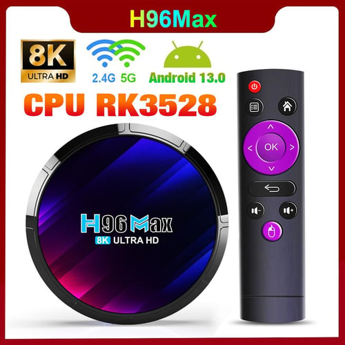 Android 13.0 TV Box, Support 8K Android Box 4GB RAM 64GB ROM H618  cortex-A53 Smart TV Box 2.4G/5G Dual Band with BT 5.0 3D/HDR10, 4K Ultra HD  with