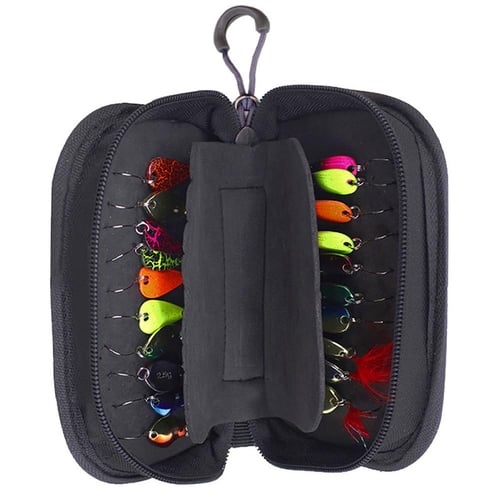 20pcs Fishing Lures Sequin Spoon Baits Set with Zipper Tackle Storage Bag -  buy 20pcs Fishing Lures Sequin Spoon Baits Set with Zipper Tackle Storage  Bag: prices, reviews