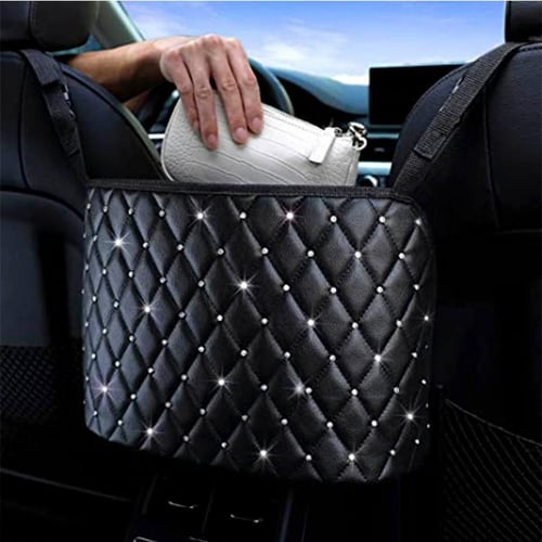 Universal Car Back Seat Hanging Storage Bag With 6 Pockets Elastic Felt  Trunk Organizer For Hanging Car Accessories From Xselectronics, $7.39