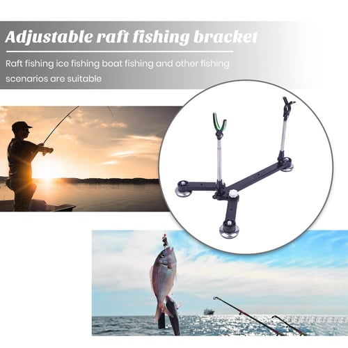 1 Set Fishing Rod Holder High Stability Adjustable Fishing Pole