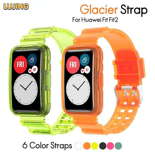 Silicone Band For Huawei Watch FIT Strap Watchband For Huawei fit 2020  Wristband Replace Bracelet Accessories