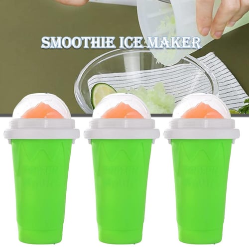 Ice Maker Slushy Cup Frozen Squeeze Cooler Mug 150mL Spill-proof Smoothie  Cup for Summer Ice