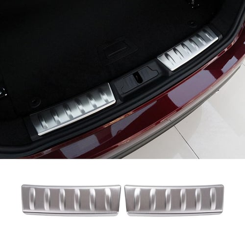 Car Trunk Door Sill PVC Plate Protector 90*7.5cm 104x8.5cm Rear