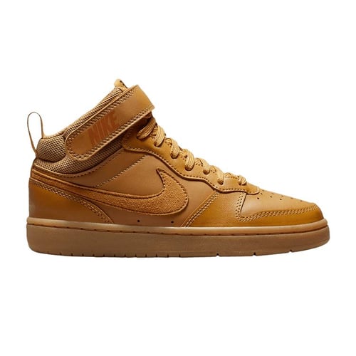 Nike Court Borough Mid 2 GS Wheat Men Sneakers Brown Black Gum