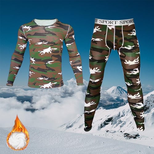 Thermal Underwear Sets For Men Winter Thermos Underwear Long Johns Winter  Clothes Men Thick Thermal Clothing