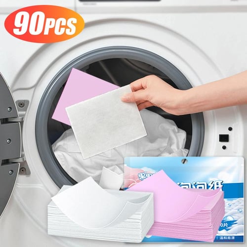 Cheap 30Pcs Laundry Tablets Strong Decontamination Laundry Detergent Sheet  Underwear Clothes Cleaning Detergent Laundry Bubble Paper