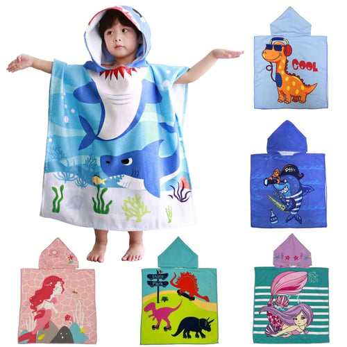 Childrens hooded beach discount towels