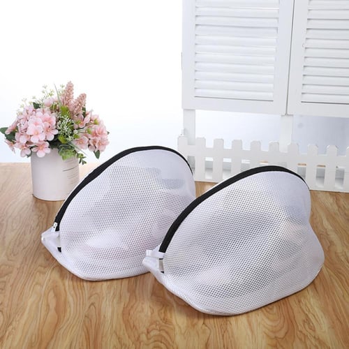 1pc Shoe Laundry Bag, Mesh Washing Machine Shoe Clothing Storage Bag,  Anti-Deformation Portable Zipper Laundry Bag, Shoe Organizer