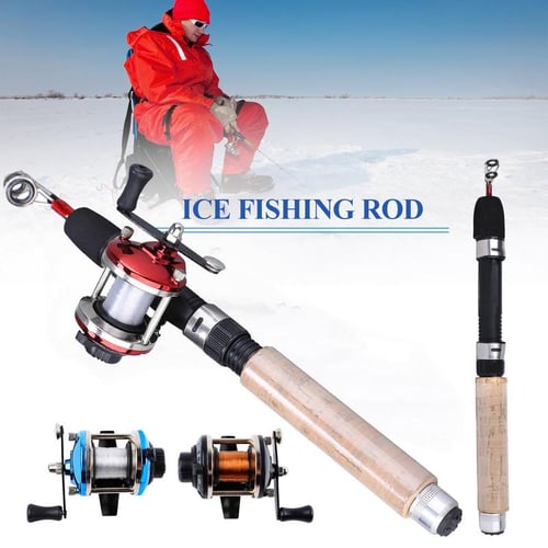 Goture Ice Fishing Rod Combo Spinning Reel Line Jig Ice Fishing Pole Full  Kit