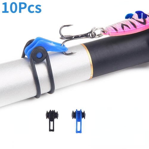 10Pcs/Set Plastic Fishing Hook Keeper Holder Hooks Keeper for
