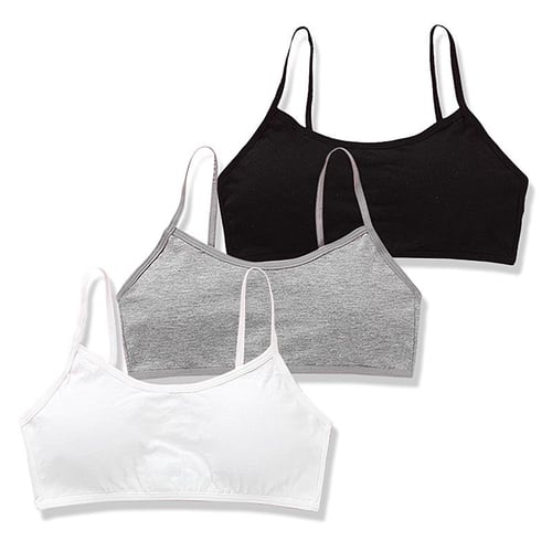 Breathable Cotton Girls Training Bras for Young Teens, Kids Intimates  Underwear 