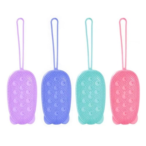 New Creative Double-Sided Shower Brush Massage Brush Silicone