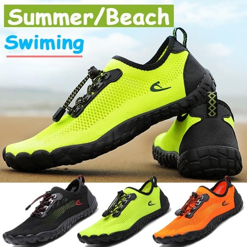 Men's and Women's Breathable Summer Water Shoes Beach Barefoot Aqua Socks Shoes  Men 's Anti-slip Outdoor Swimming Shoes Surfing Shoes Wading Shoes - buy  Men's and Women's Breathable Summer Water Shoes Beach