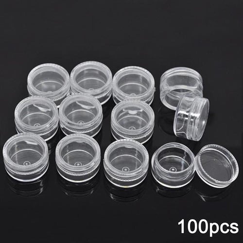 20pcs Sample Pots With Lids 5g / 5ml Small Plastic Pots, Mini Cosmetic  Containers, Small Plastic Containers Plastic