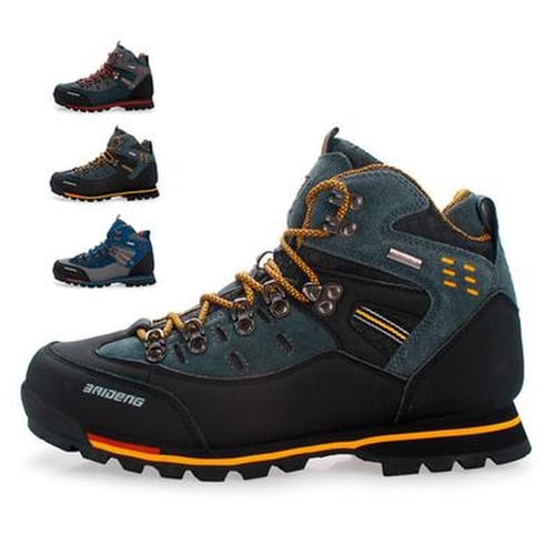 New Men Outdoor Hiking Shoes Waterproof Fishing Sneakers Non-slip