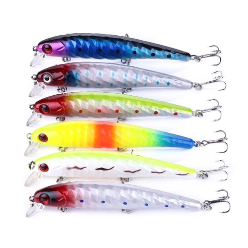 Minnow Bass Fishing Lures - Jerkbait Sinking Lure Set Hard Baits Crankbait  for Trout Musky Bluegill Fishing Plug 6Pcs/kit - buy Minnow Bass Fishing  Lures - Jerkbait Sinking Lure Set Hard Baits
