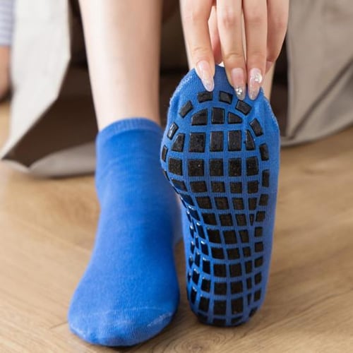 1 Pair Women Toeless Socks with Non-slip Grips Soft Breathable