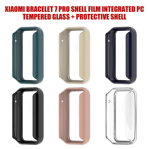 10D Film Glass for Xiaomi Mi Band 8 7 6 Screen Protector Miband 6 5 4 Smart  Watchband Full Protective Cover Case Strap Bracelet