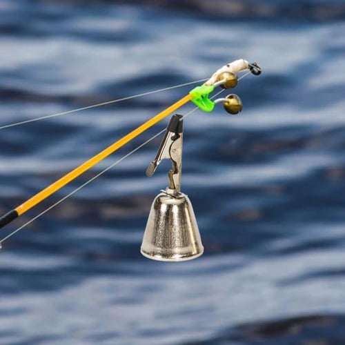 5pcs/lot Fishing Bite Alarms Fishing Rod Bell Clamp Tip Green Clip