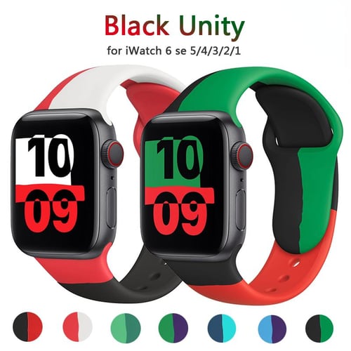 Black unity apple online watch band