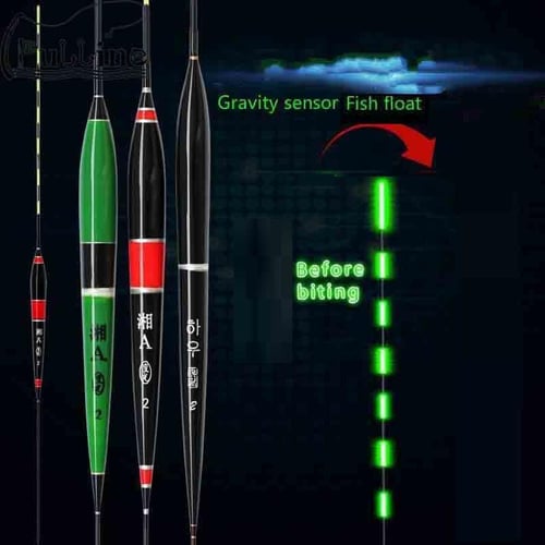 Smart LED Light Fishing Float Luminous Glowing Float Fish Bite