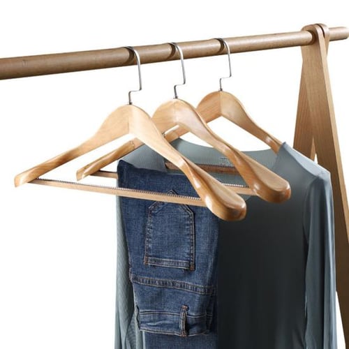 Wide Shoulder Hanger with Sturdy Hook Non-slip Space-saving Design Clothes  Hanger for Neat And Wrinkle-free Clothes - buy Wide Shoulder Hanger with  Sturdy Hook Non-slip Space-saving Design Clothes Hanger for Neat And