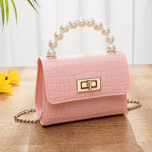 Ladies Fashion Hasp Chain Small Square Bag Shoulder Bag Messenger