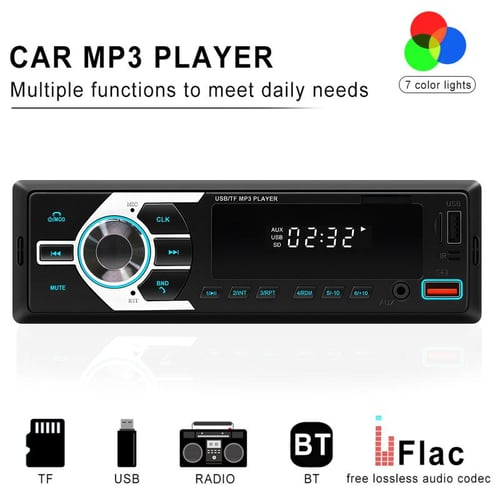 12V Auto Radio Car Stereo MP3 Player Supports Hands Free Calling FM