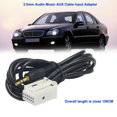 Car Radio MP3 Auxiliary Adapter Aux Input Jack Lead Cable Adapter For  Renault Clio Megane Laguna 