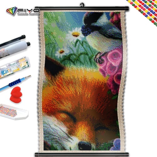 5D DIY Frame Diamond Painting Animal Full Square Round Embroidery Smiling Fox  Mosaic Bird Picture of Rhinestone Home Decor - buy 5D DIY Frame Diamond  Painting Animal Full Square Round Embroidery Smiling