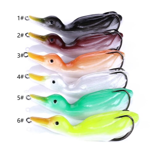 10.5cm 18.5g Duck Floating Soft Lure Shad Wobblers Silicone Fishing Lures  Worm Artificial Bait - buy 10.5cm 18.5g Duck Floating Soft Lure Shad  Wobblers Silicone Fishing Lures Worm Artificial Bait: prices, reviews