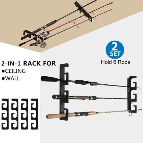 4Pcs Fishing Pole Holder Fall-resistant Storage Simple Operation