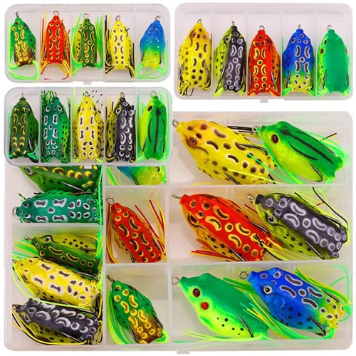  Fishing Lures Topwater Floating Weedless Lure Frog